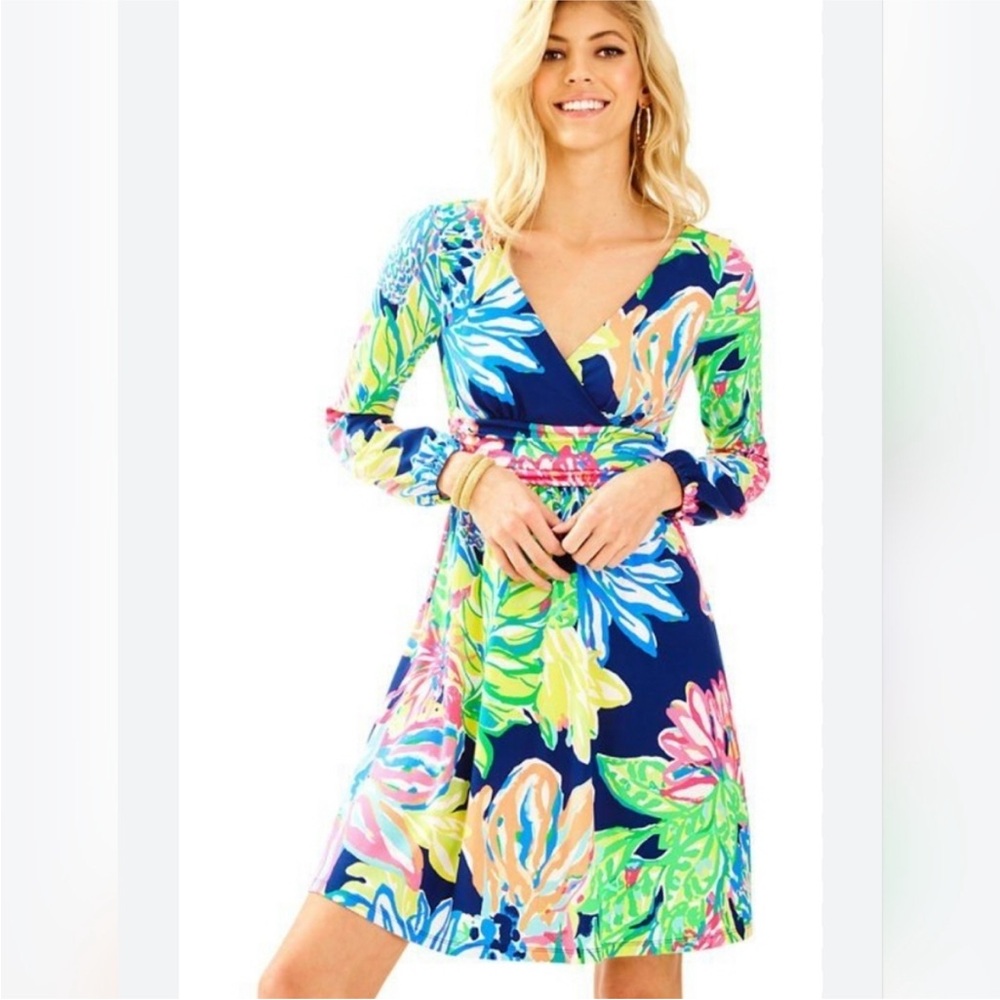Lily Pulitzer Dress‎ Travelers Palm Party XS